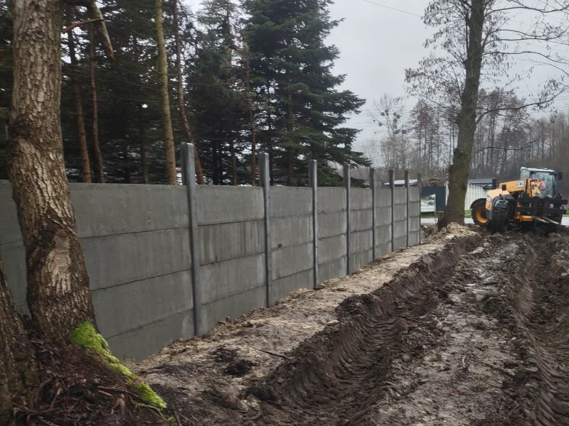 Zdjęcie - fundament pod ogrodzenie przygotowanie