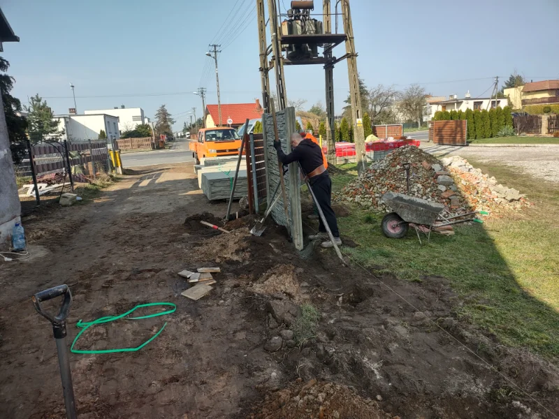 Zdjęcie - projekt ogrodzenia budowa